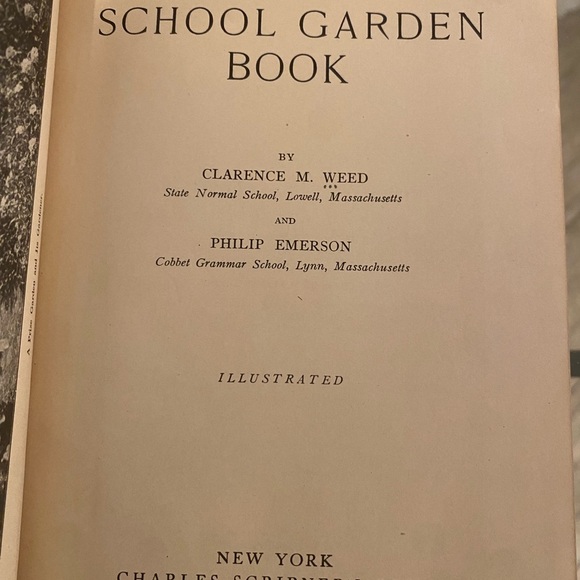 The School Garden Book By Waldo Emerson Antique Book
' - Picture 5 of 7